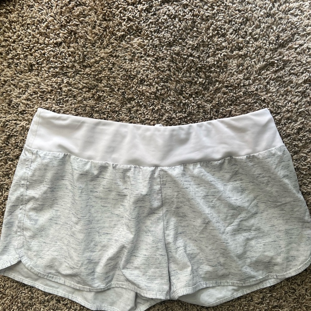 Senita Athletics Light Gray Athletic Shorts